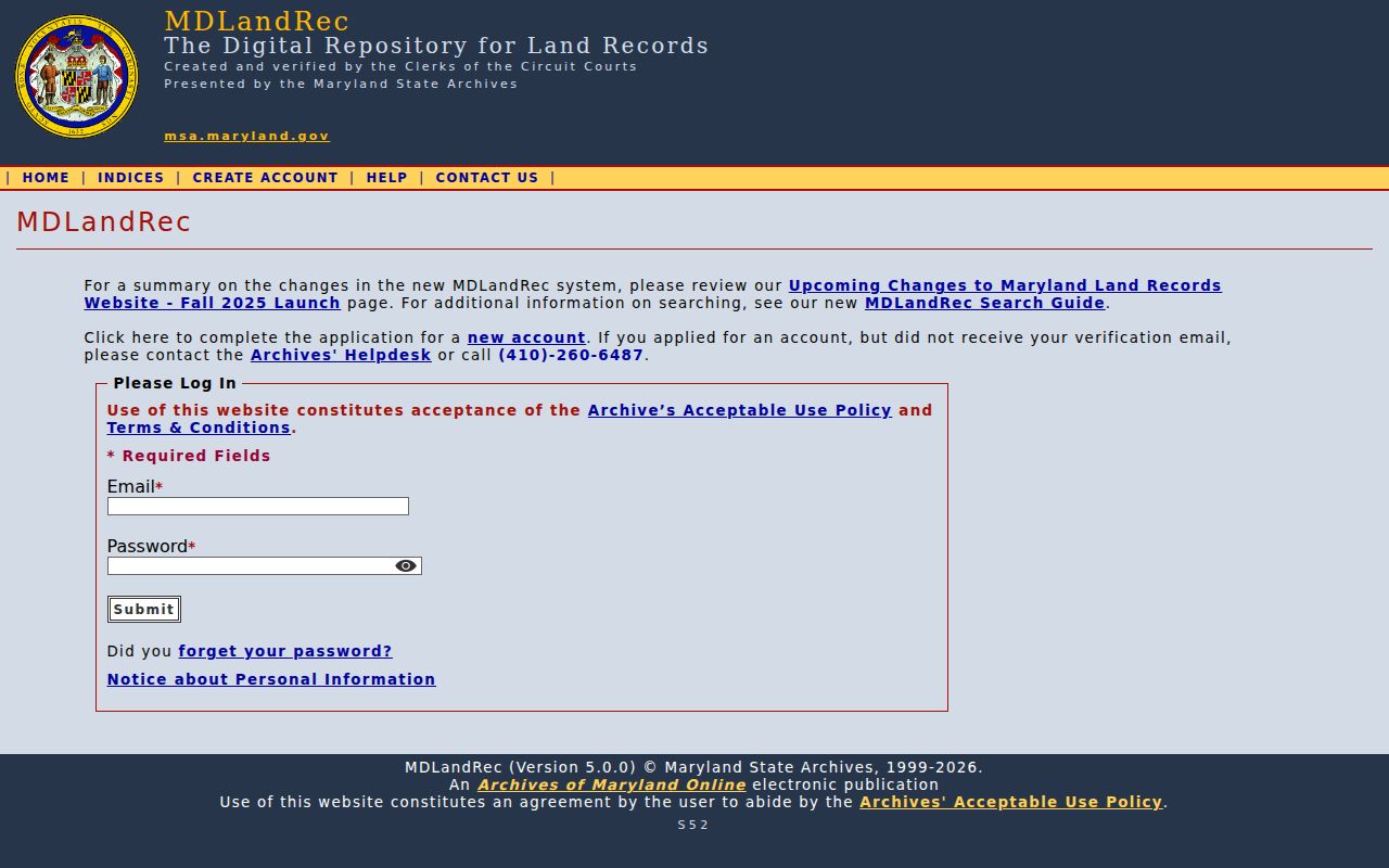 Arbutus people search Maryland land records login